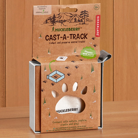 Kikkerland Design Cast-A-Track Plaster Casting Kit