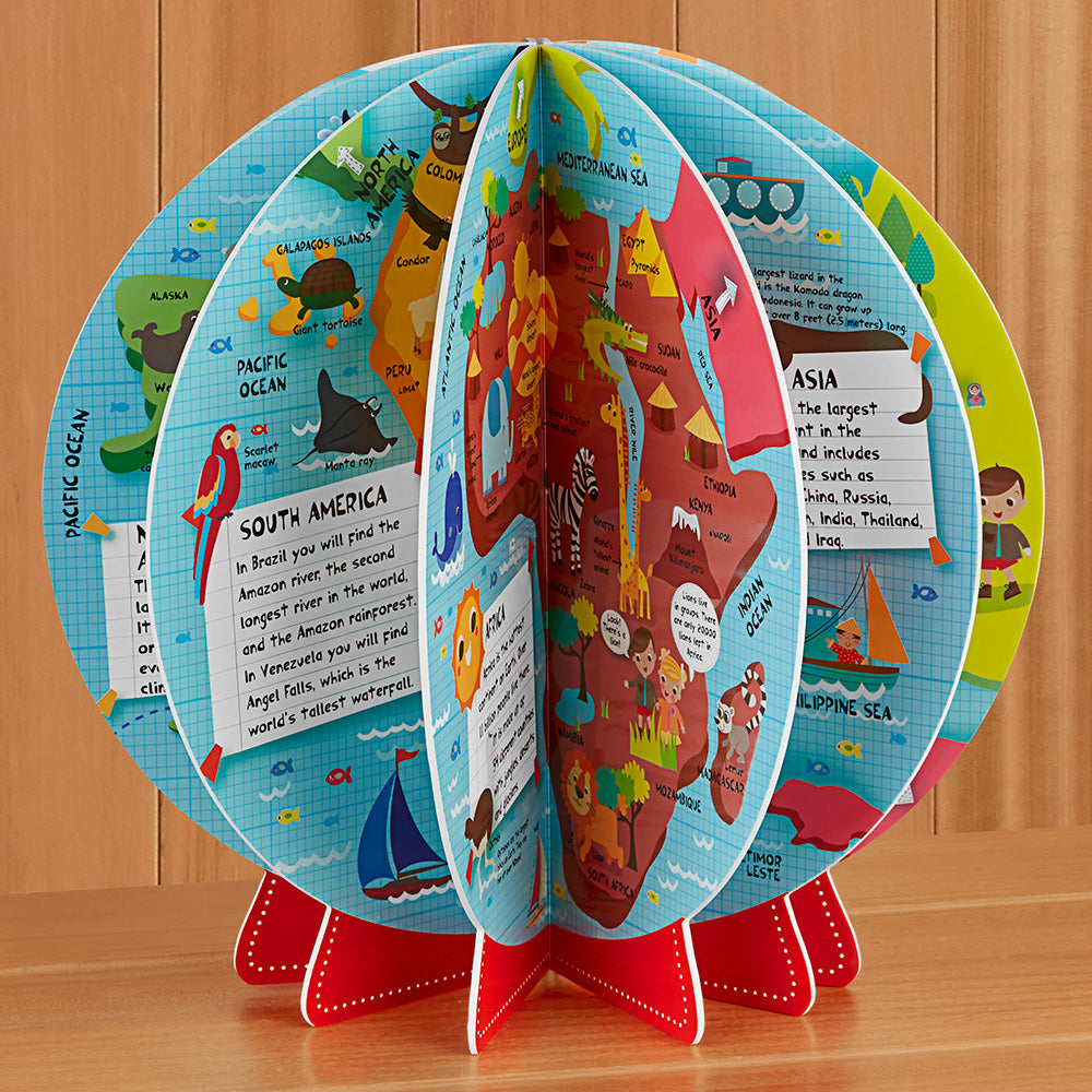 "My Big Round World: Amazing Facts Across 7 Continents" Board Book
