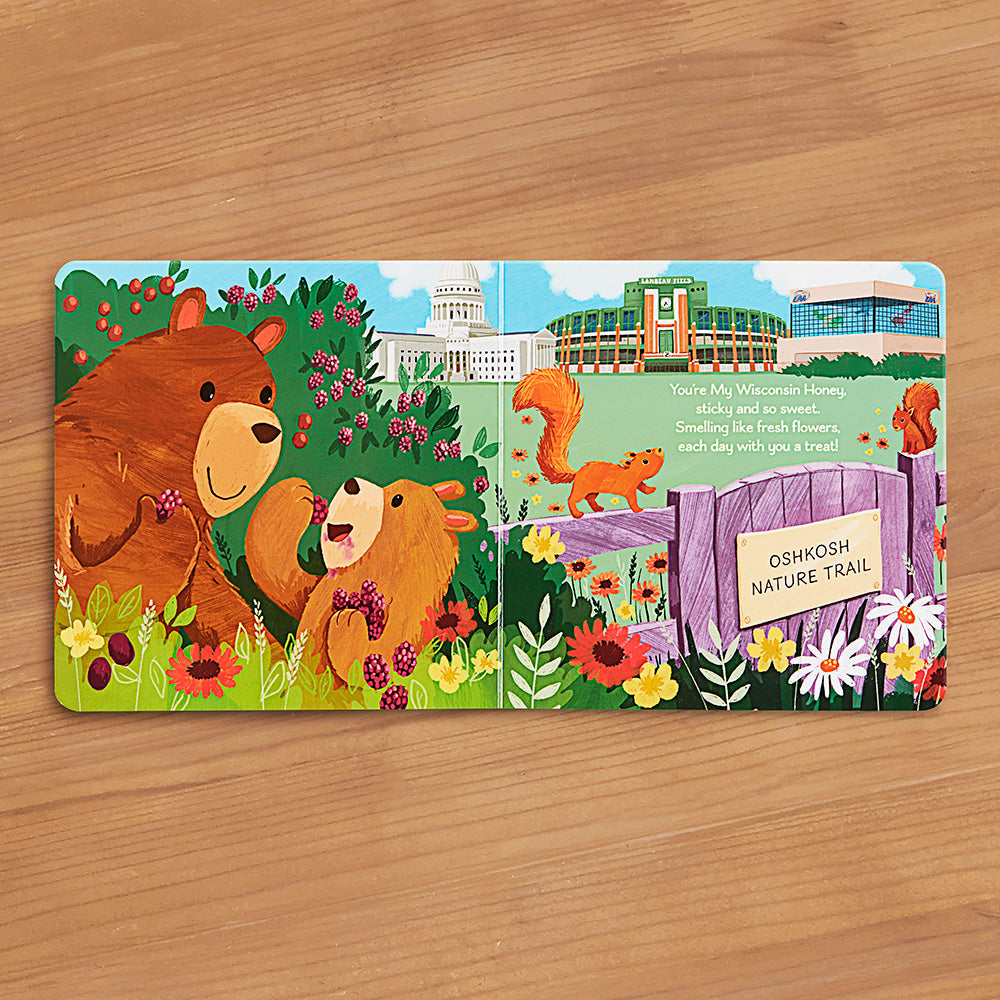 "I Love You as Big as Wisconsin" Board Book by Rose Rossner