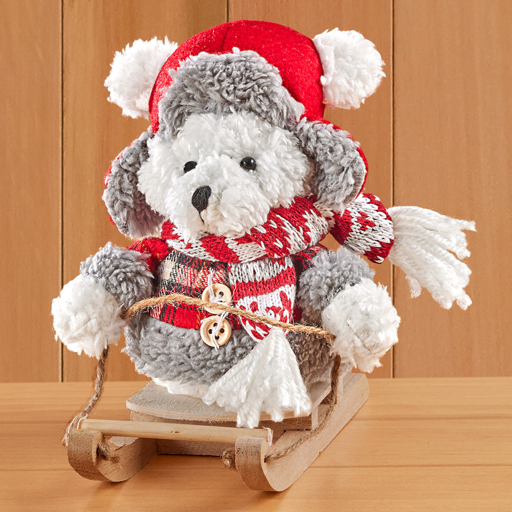Sledding Polar Bear Pete Stuffy
