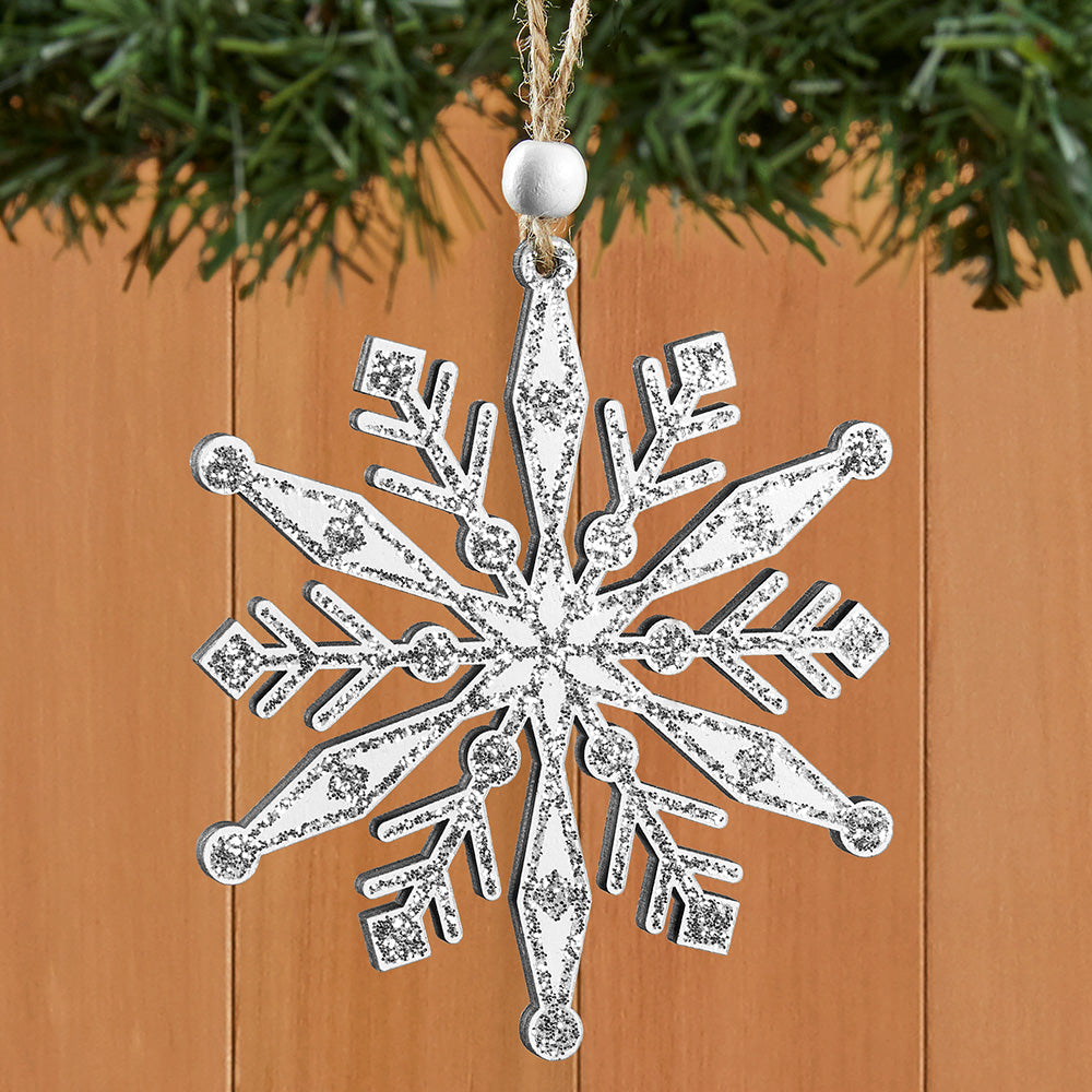 Sparkle Snowflake Ornaments