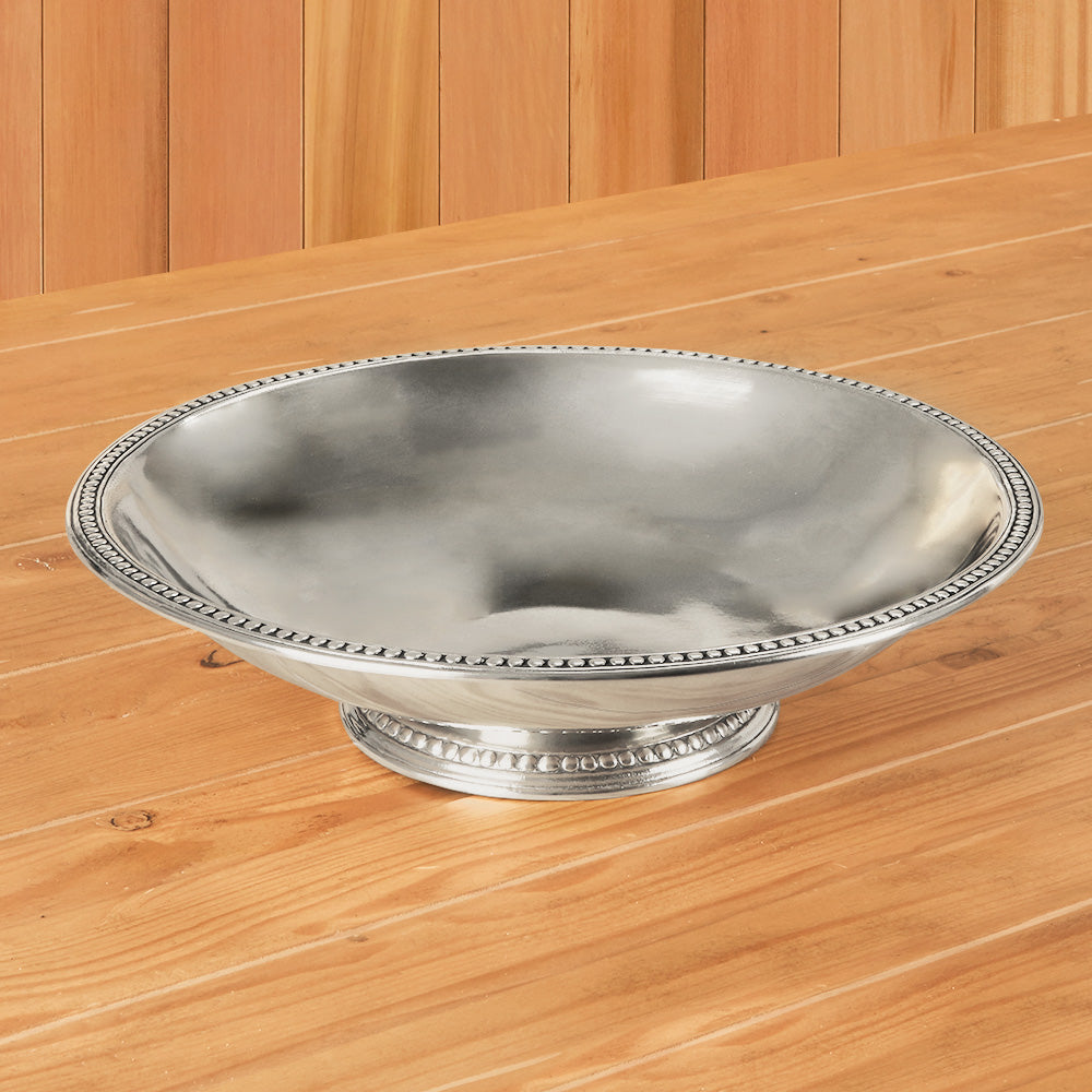MATCH Beaded Rim Footed Bowl