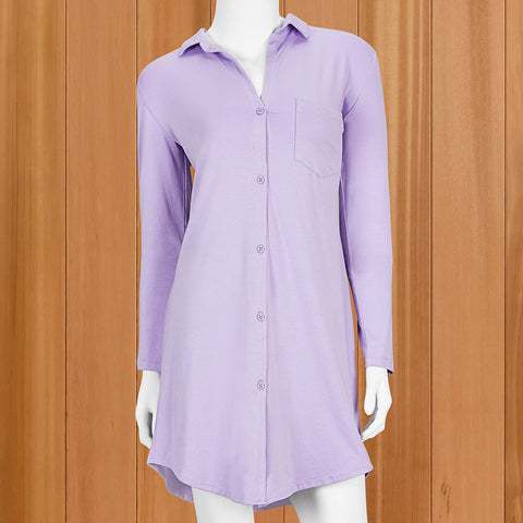 The Cat's Pajamas Women's Pima Knit Night Shirt, Solids