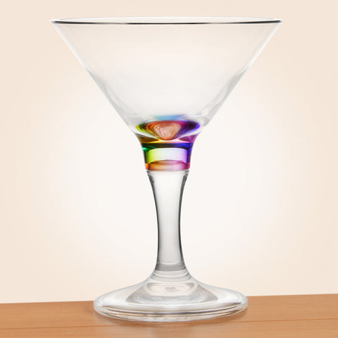 Jewel Acrylic Martini Glasses