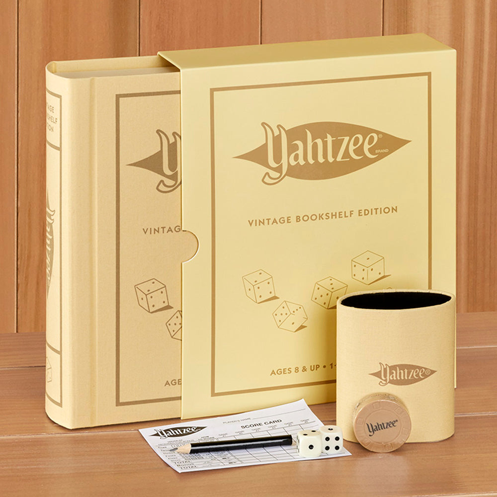 Yahtzee Vintage Bookshelf Edition