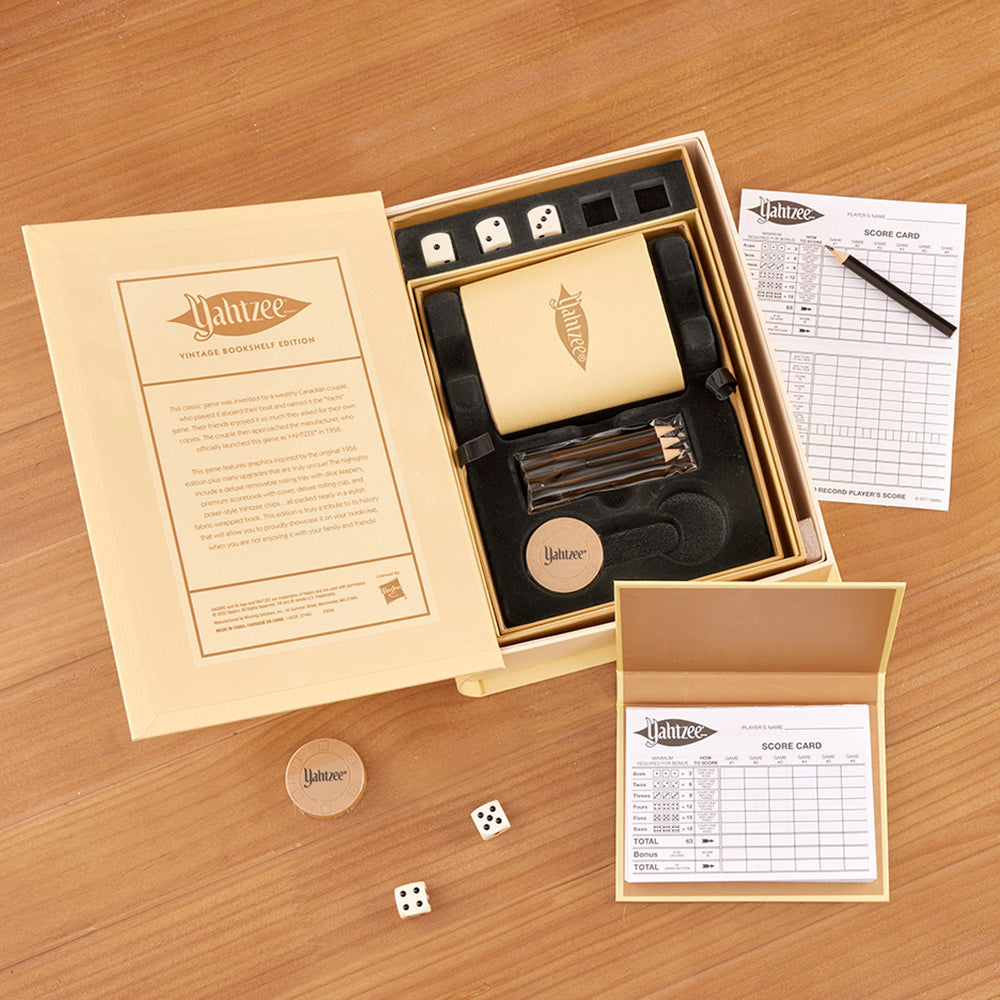 Yahtzee Vintage Bookshelf Edition