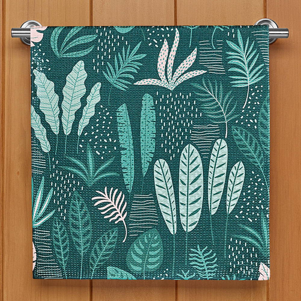 Geometry Tea Towel, Forest Floor