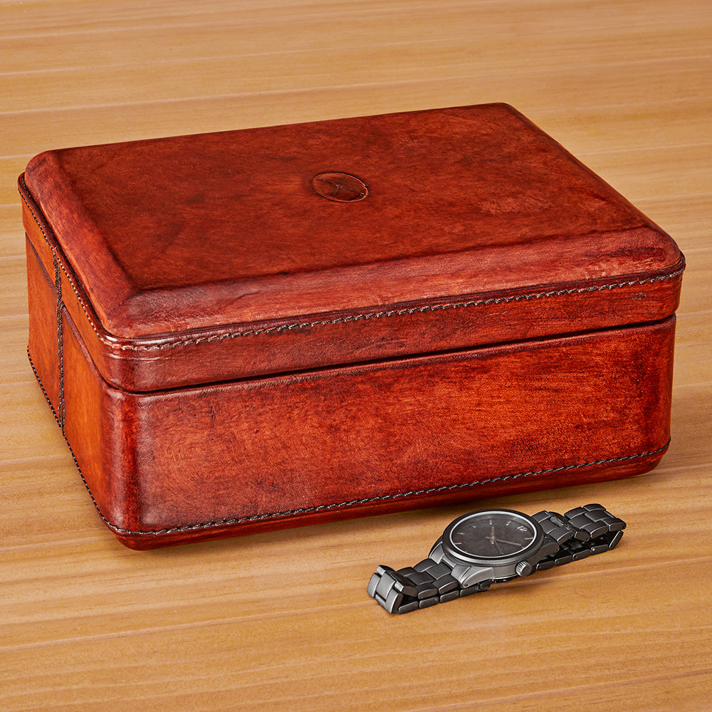 Signature Leather Desk Collection, Box