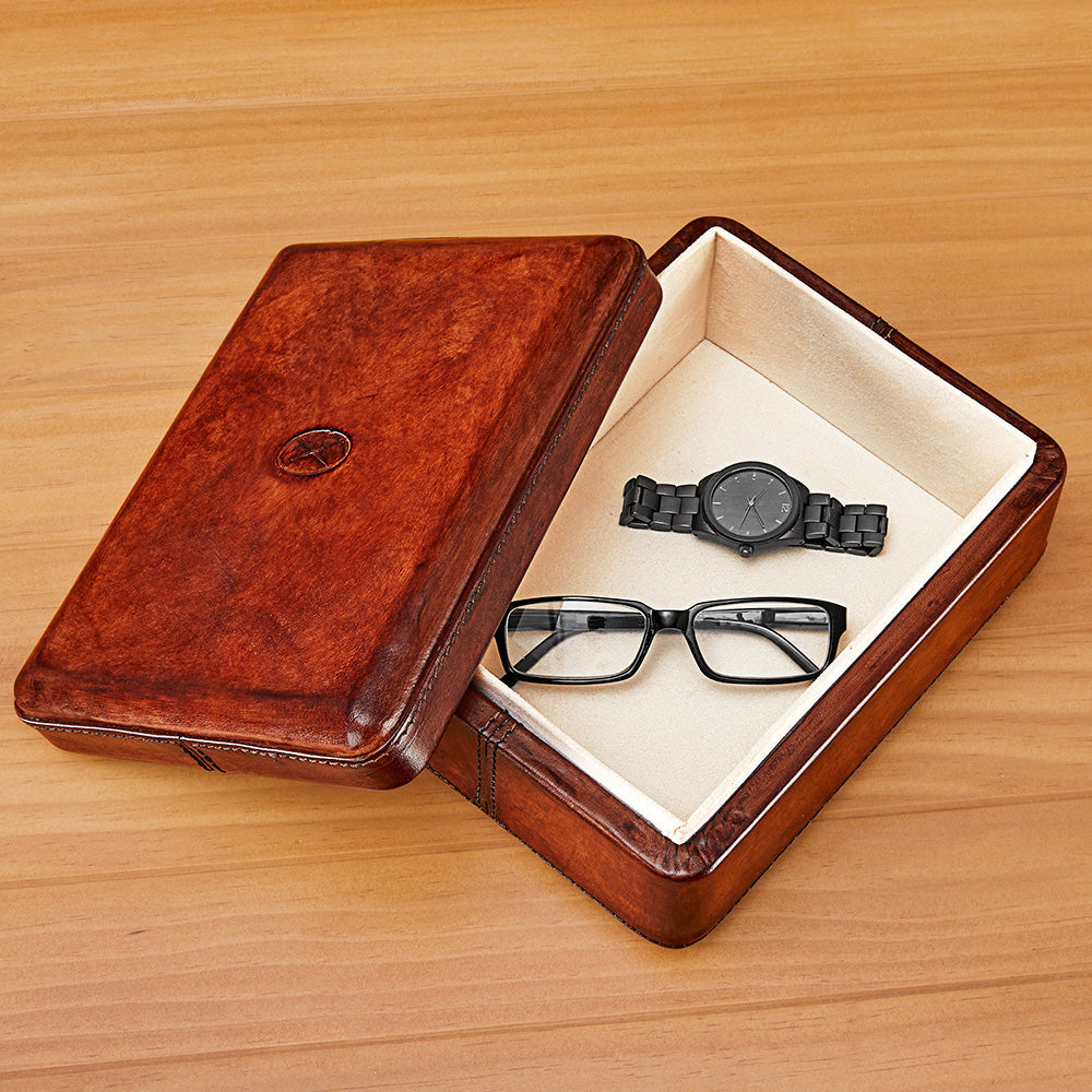 Signature Leather Desk Collection, Box