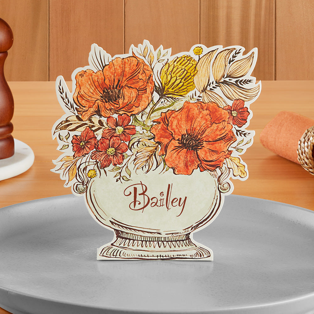 Hester & Cook Place Card Table Accents, Autumn Arrangement
