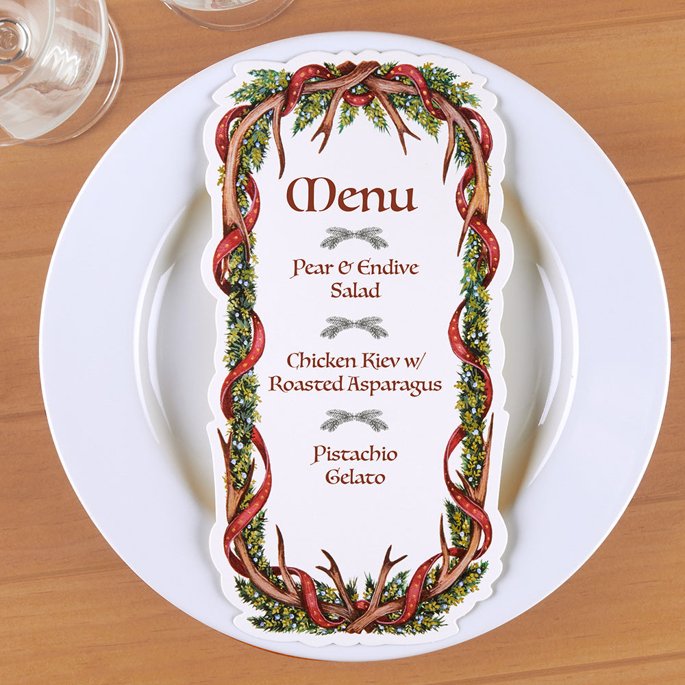 Hester & Cook Place Card Table Accents, Antler Garland