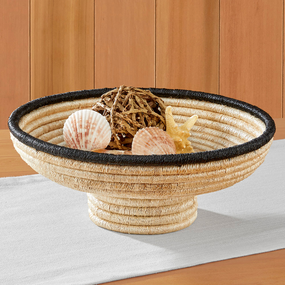 Martigues Abaca Footed Bowl