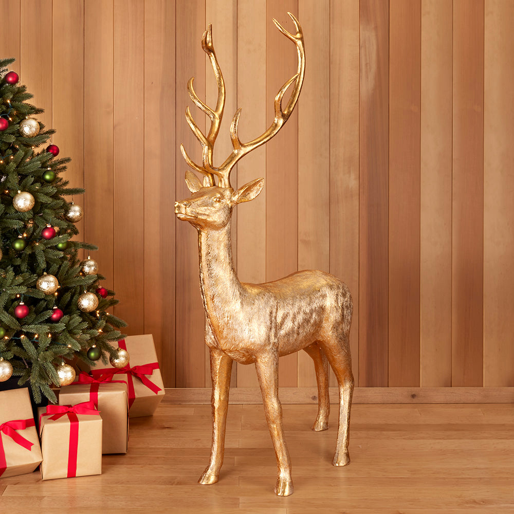 Zodax Resin Reindeer Statue