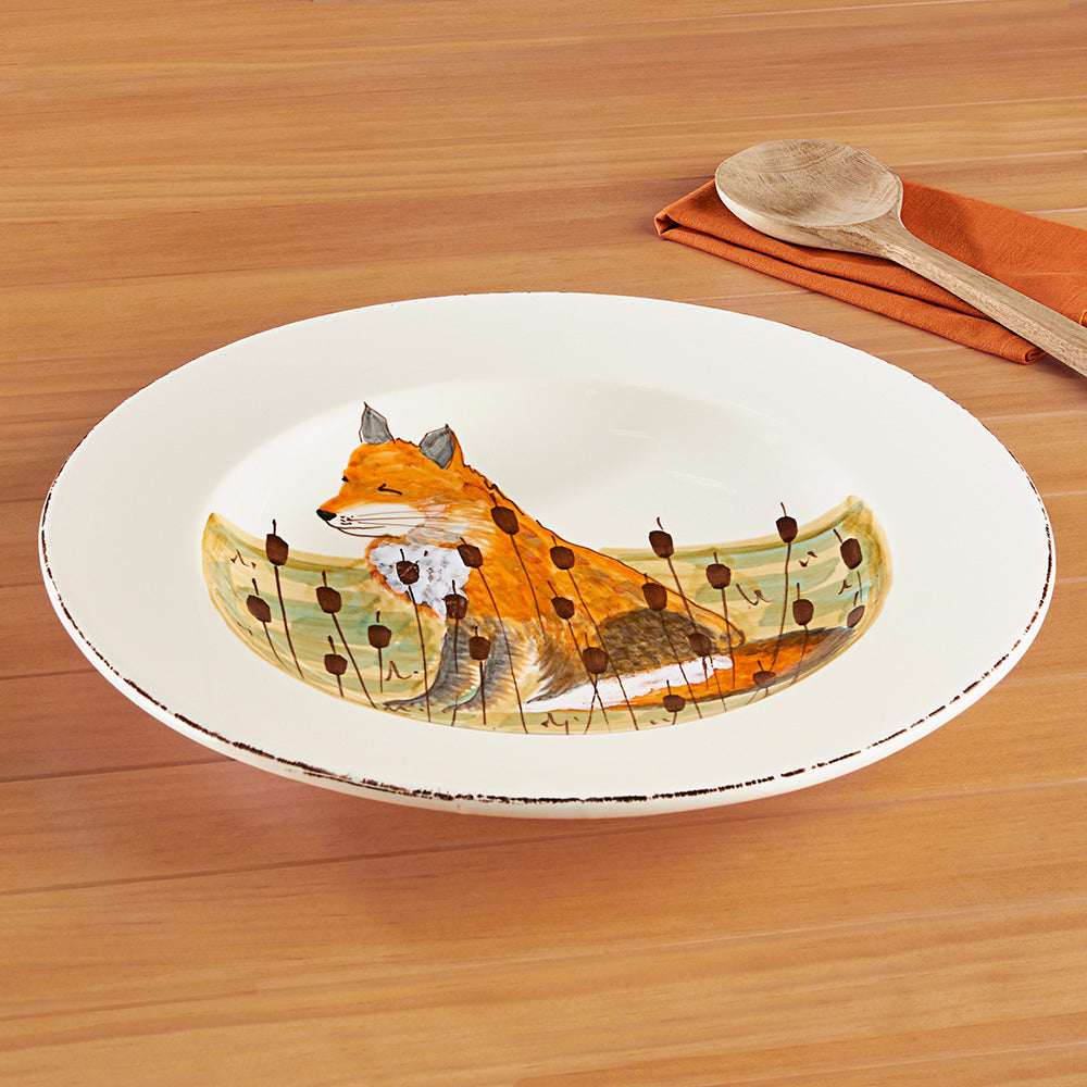 Vietri Wildlife Serveware, Fox Platter