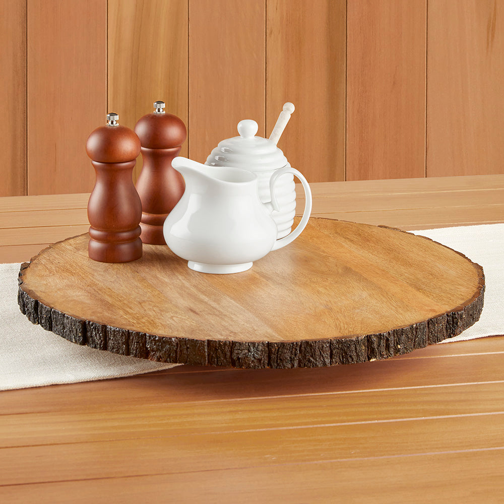 Live Edge Lazy Susan