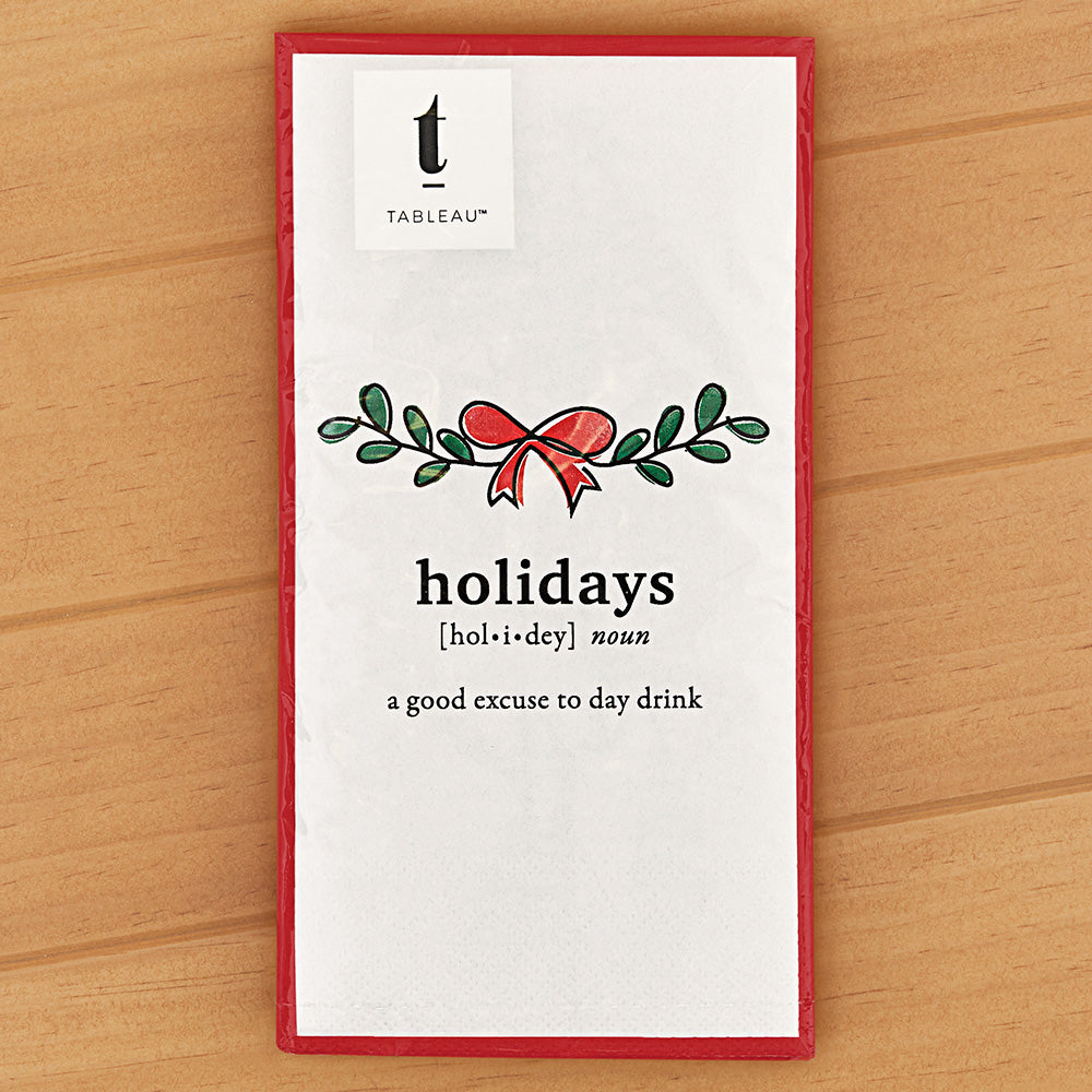 Tableau Paper Napkins, Holidays