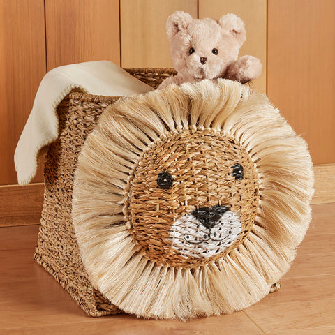 Wicker Lion Basket