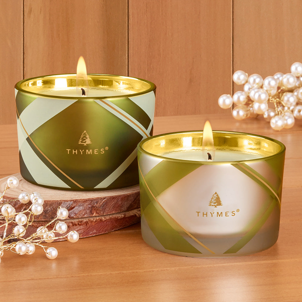 Thymes Frasier Fir Holiday Candle Set