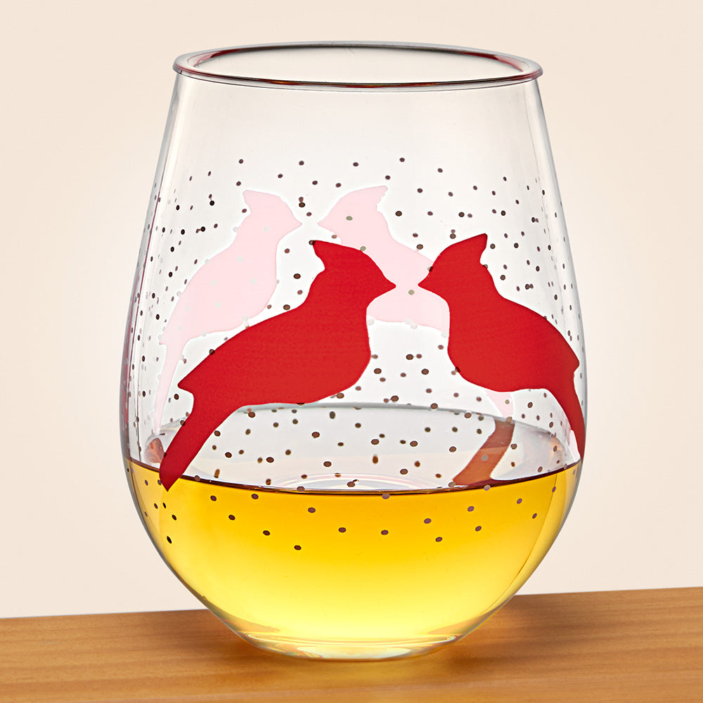 Acrylic Stemless Wine Glass, Cardinal & Birch
