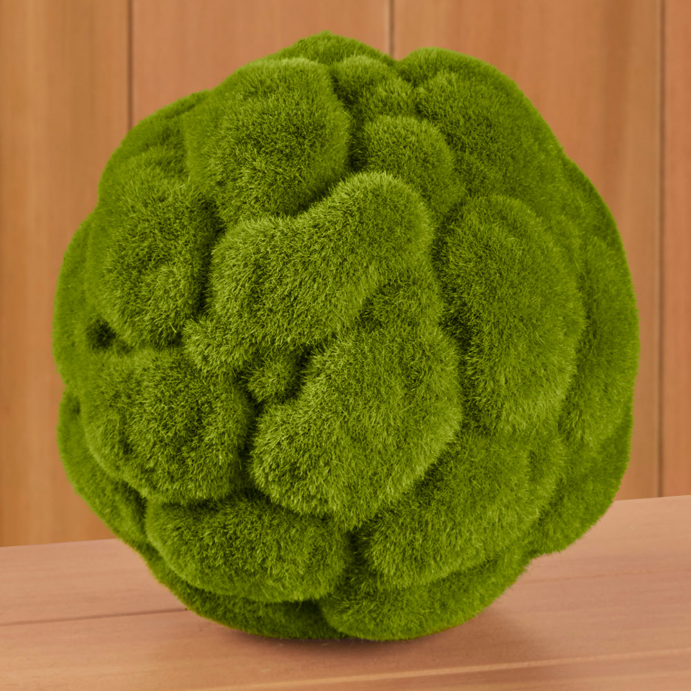 Faux Moss Orbs