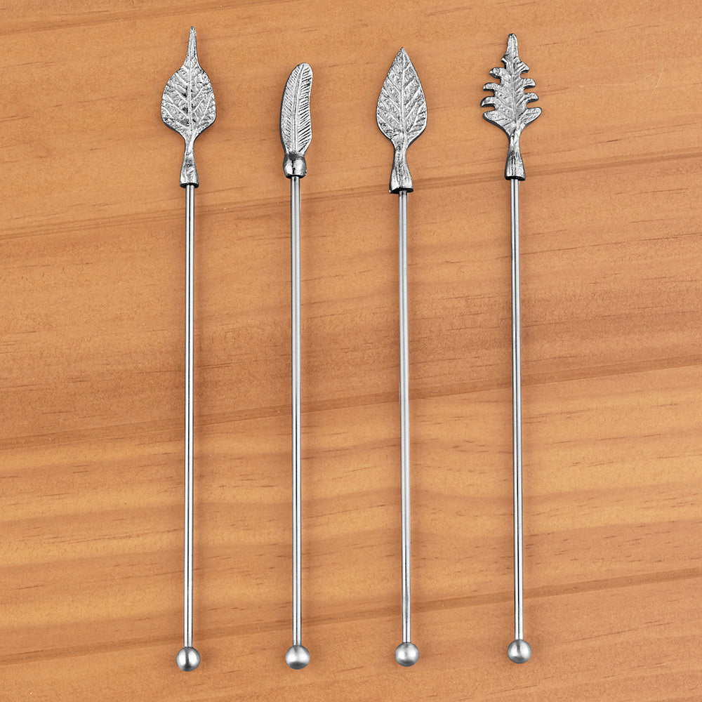 Leaf Swizzle Stick Set