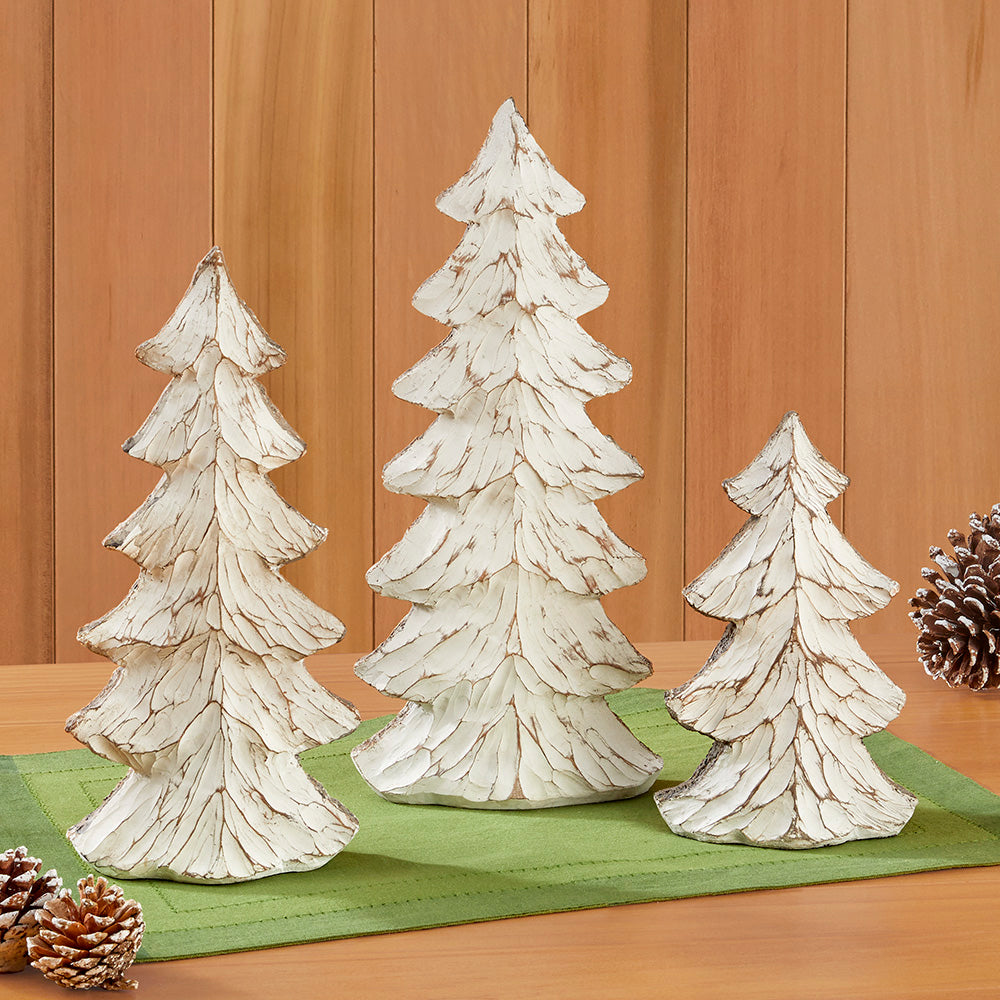 Carved Christmas Trees