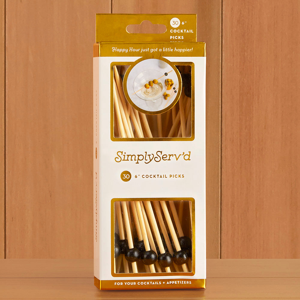 Sophistiplate Wood Picks