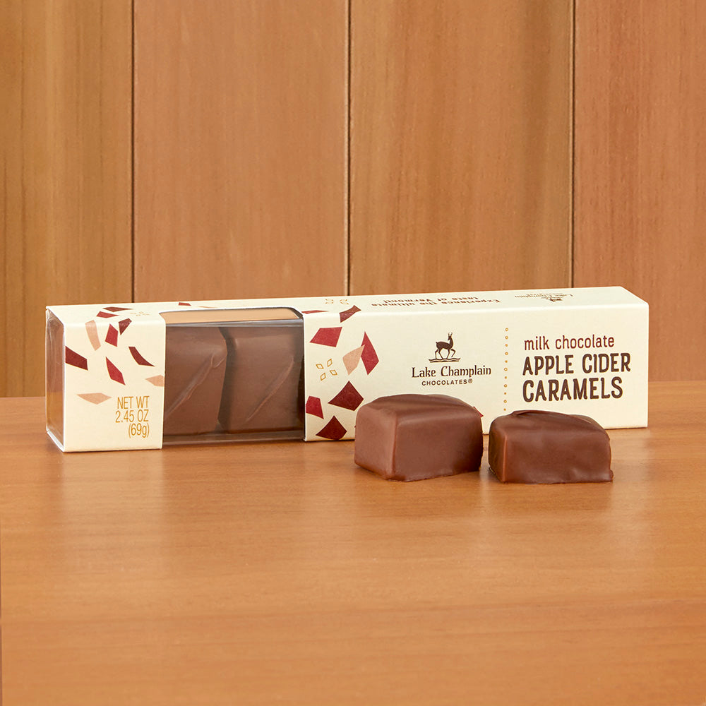 Lake Champlain Milk Chocolate-Covered Apple Cider Caramels