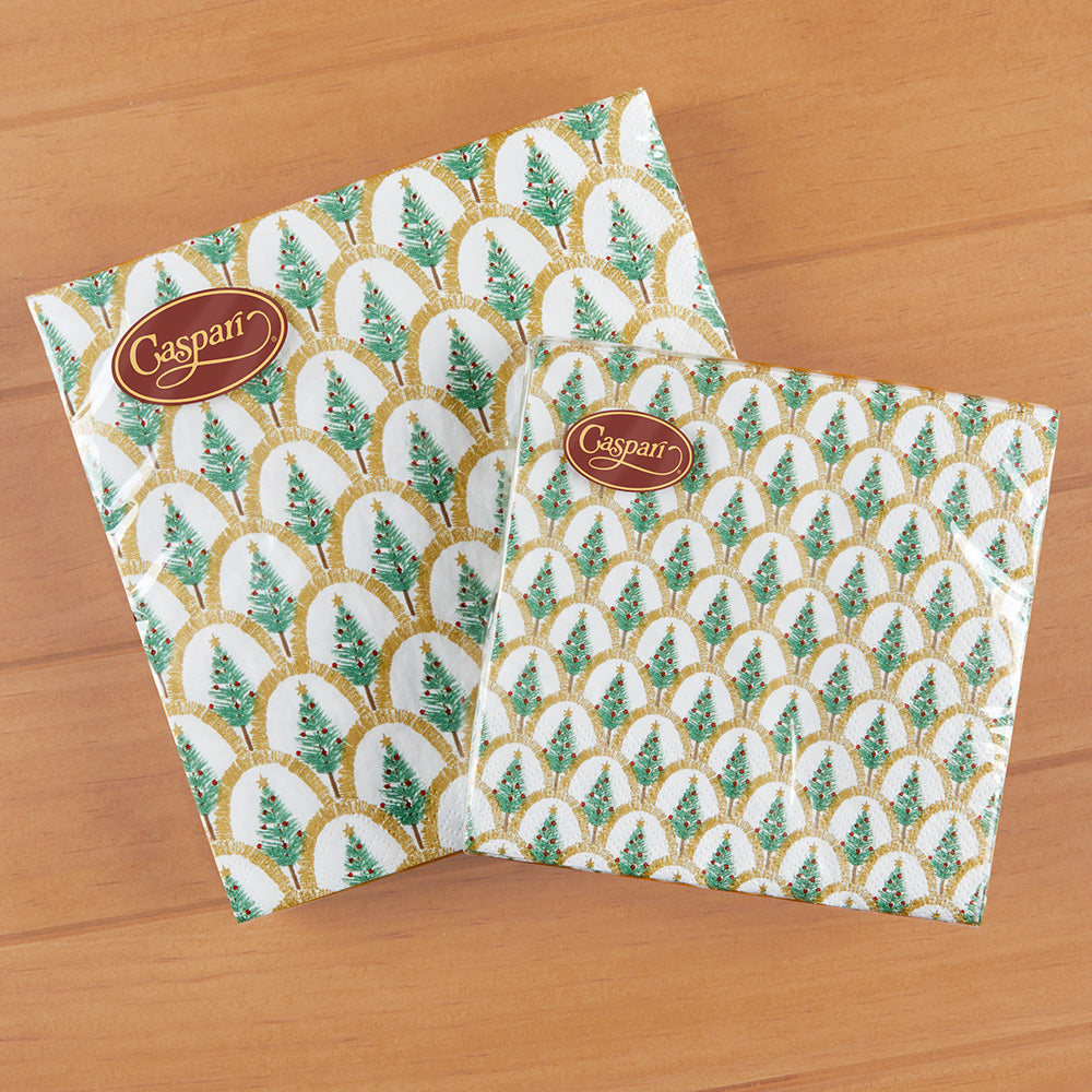 Caspari Paper Napkins, Deco Christmas