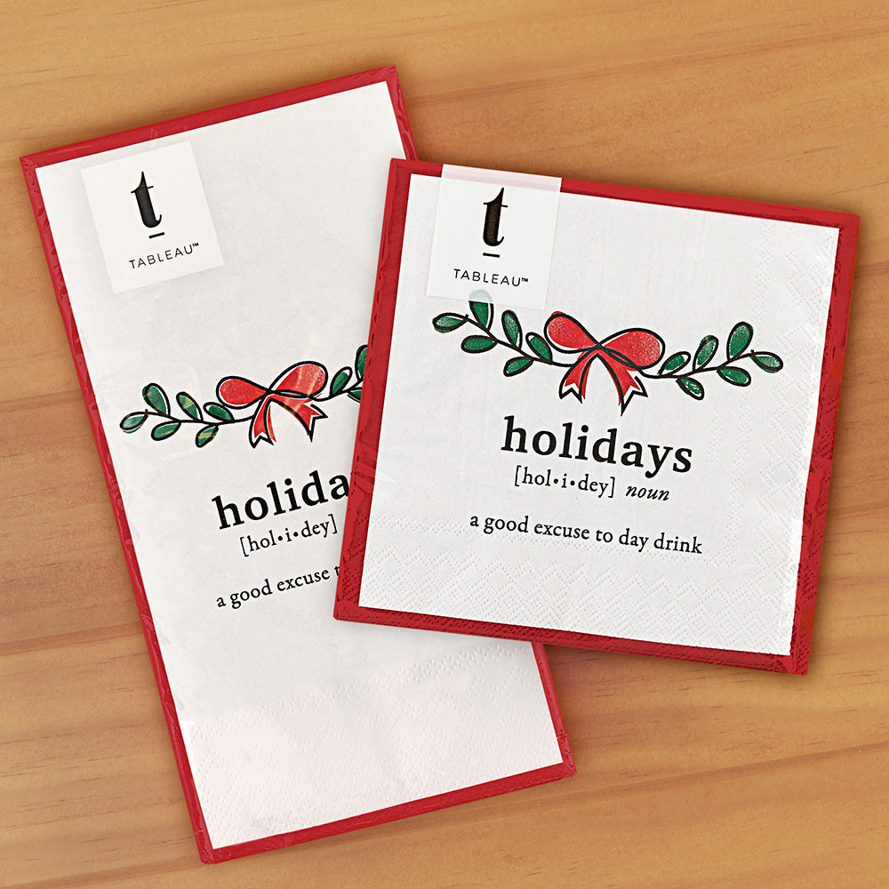 Tableau Paper Napkins, Holidays