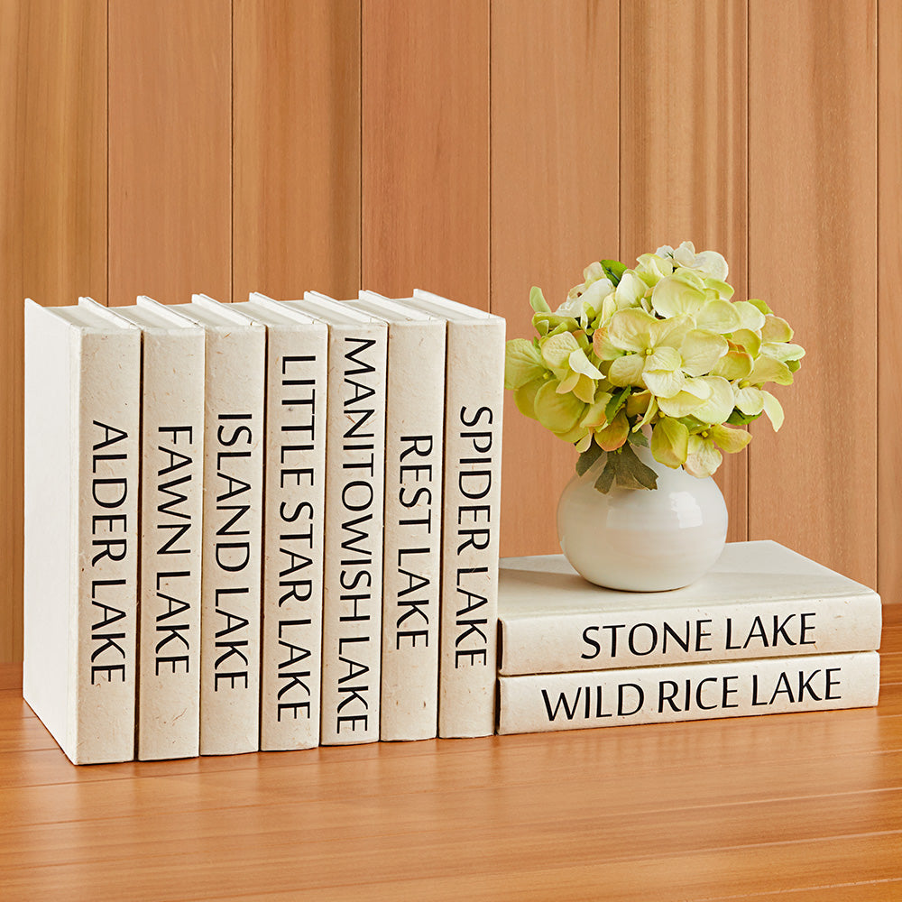 Manitowish Chain of Lakes Decorative Books