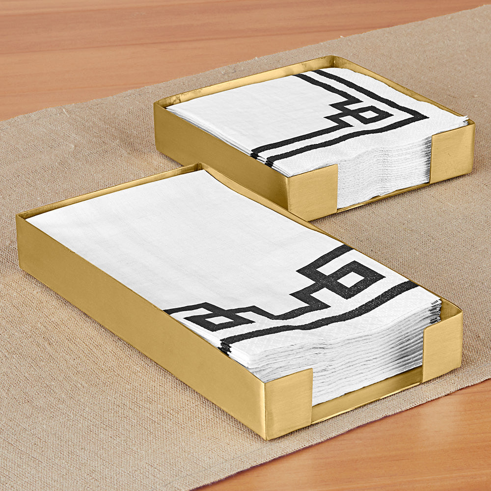 Hester & Cook Brass Napkin Holders