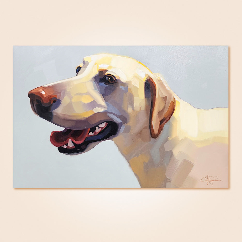 "Let's Go Swimming" Original Oil Painting by Cristall Harper