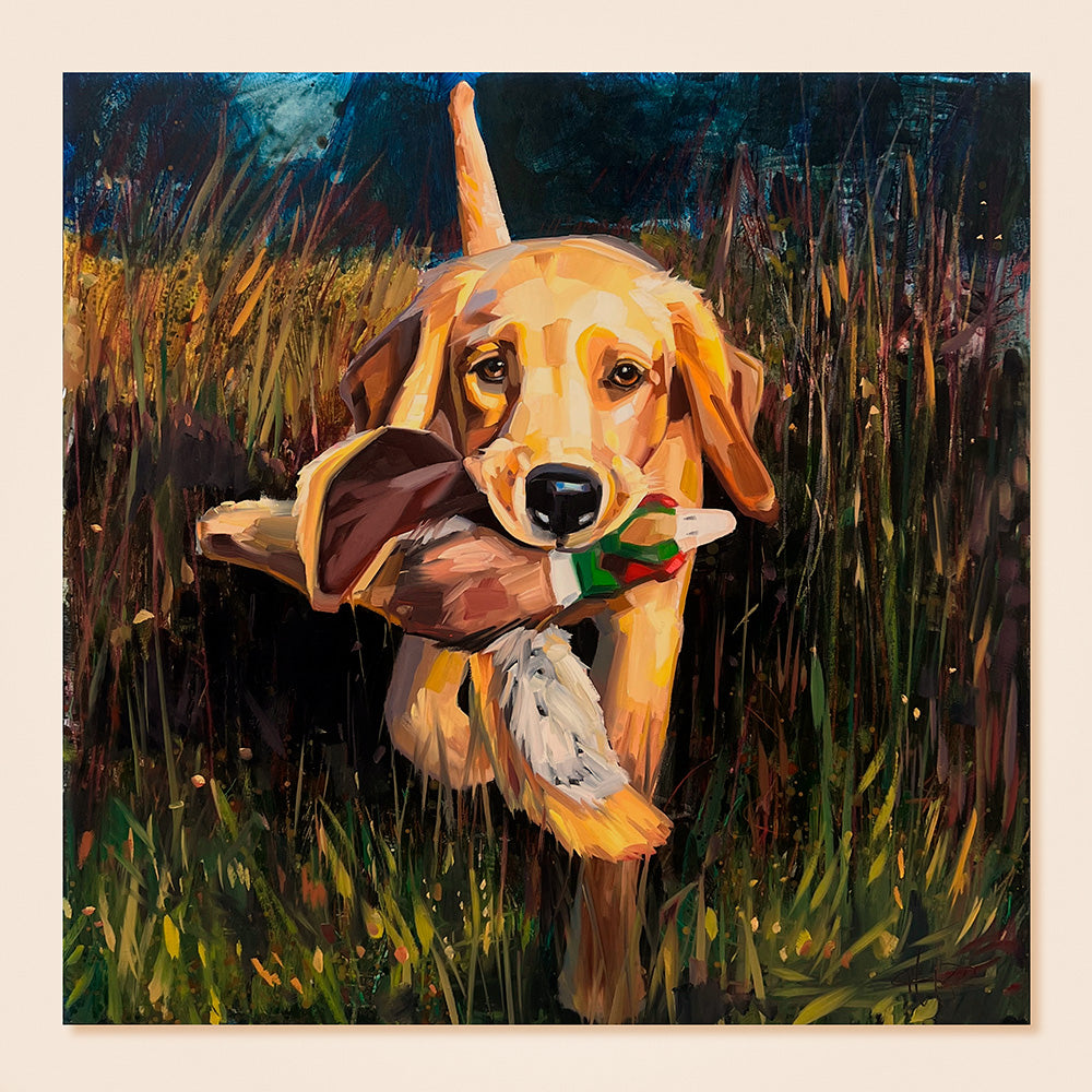 "Start 'Em Young II" Original Oil Painting by Cristall Harper