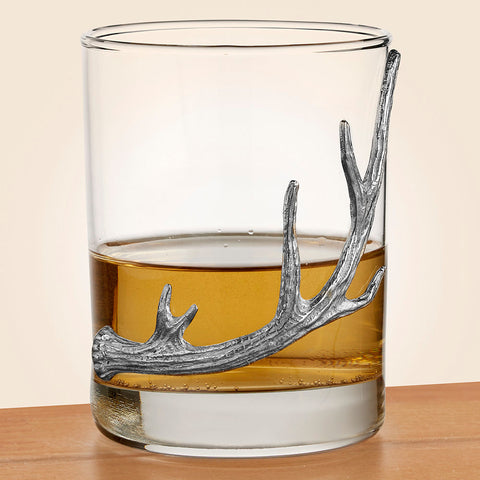 Northwoods Stag Rocks Glass