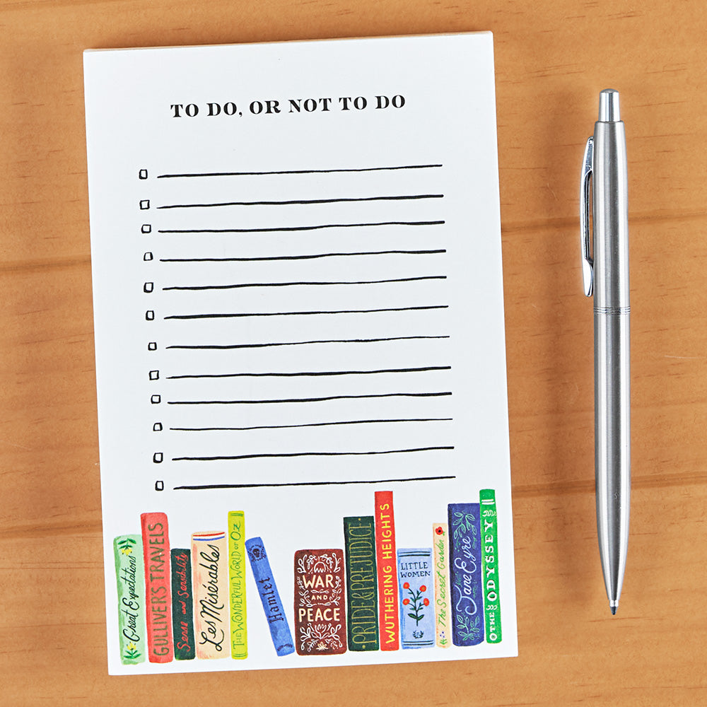 Rifle Paper Co. Notepad, To Do or Not to Do