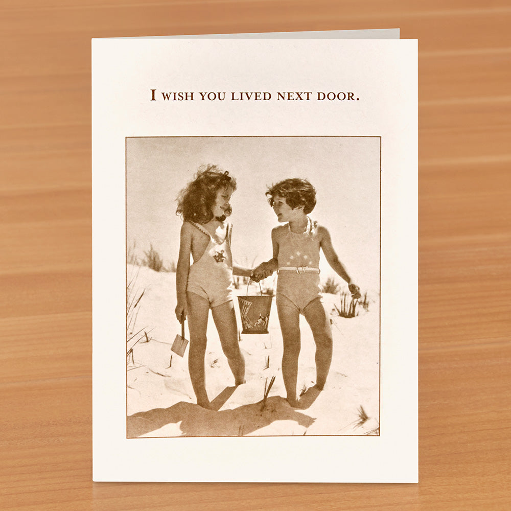 Shannon Martin Friendship Greeting Card, Next Door