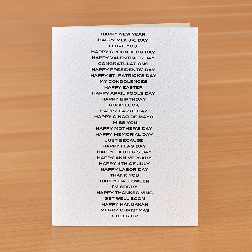 Sapling Press Greeting Card, All Purpose