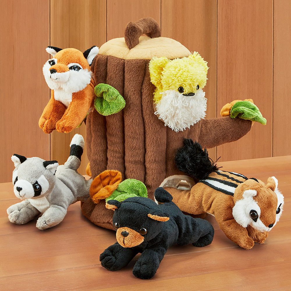 Tree House with Woodland Stuffed Animals
