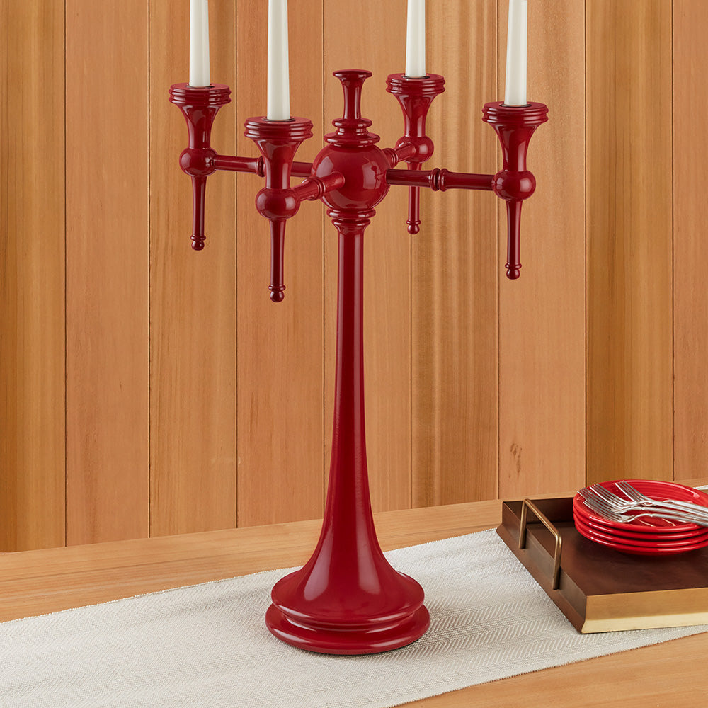 Four-Arm Moderne Candelabra