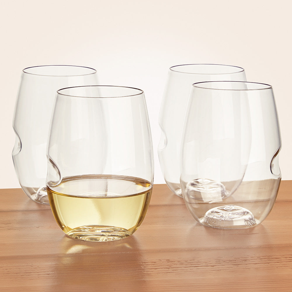 Govino Shatterproof Stemless Wine Glass, Set of 4