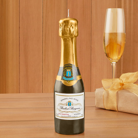 Champagne Bottle Candle