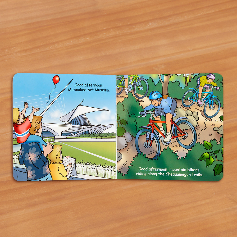 "Good Night Wisconsin" Children's Board Book by Adam Gamble and Mark Jesper