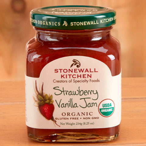 Stonewall Kitchen Organic Strawberry Vanilla Jam