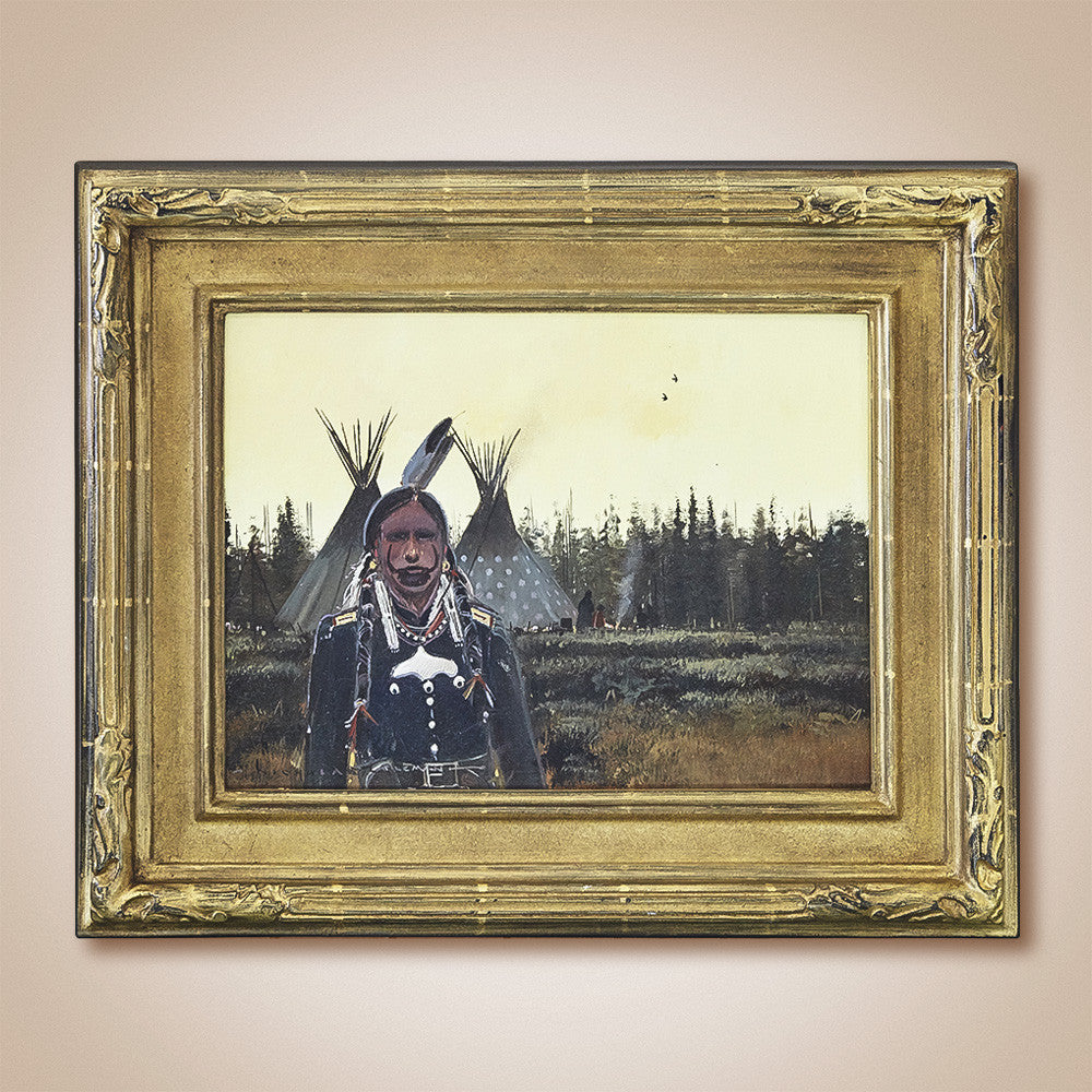 "Border Camp" Original Oil Painting by Nicholas Coleman