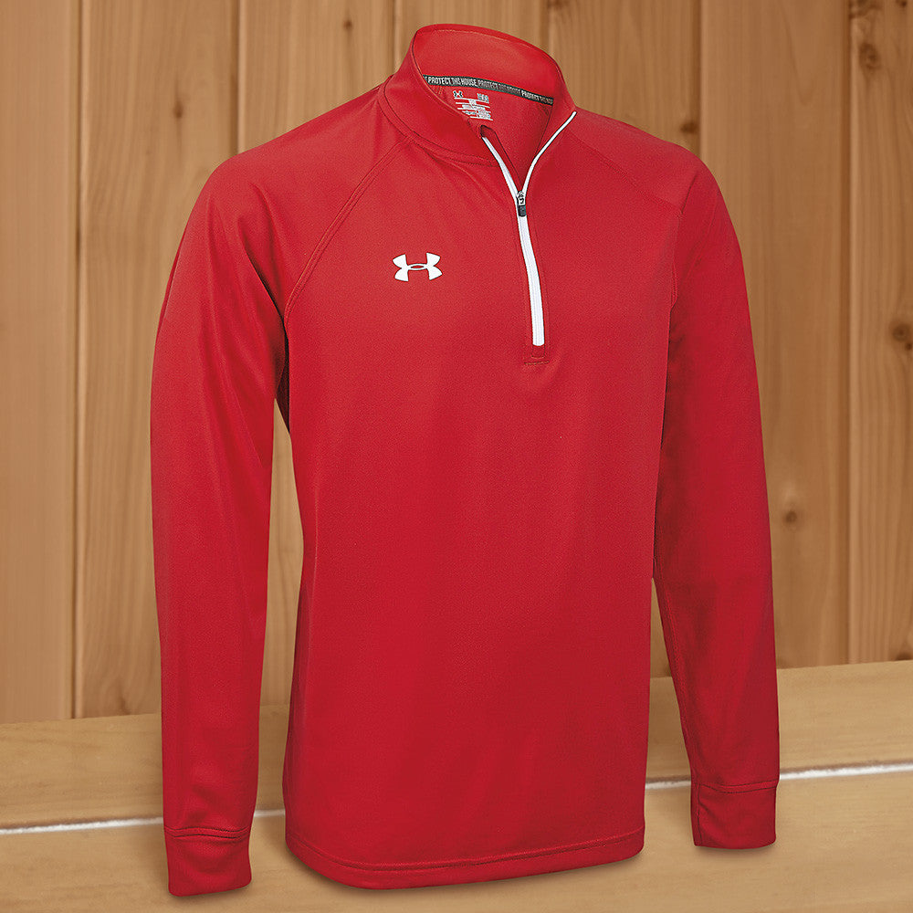 Under Armour® 1/4 Zip Pullover, Red