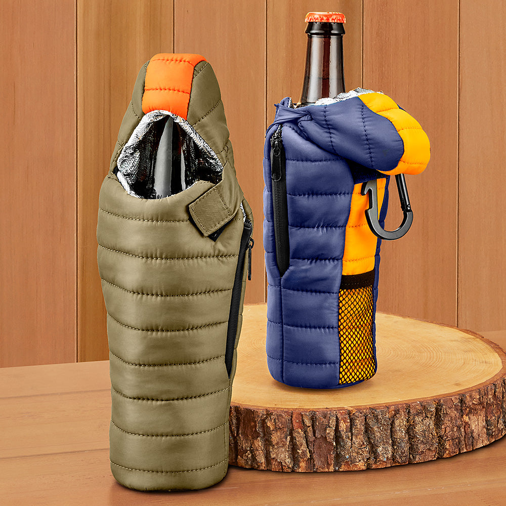 Puffin Insulated Sleeping Bag Bottle Koozie – To The Nines Manitowish Waters