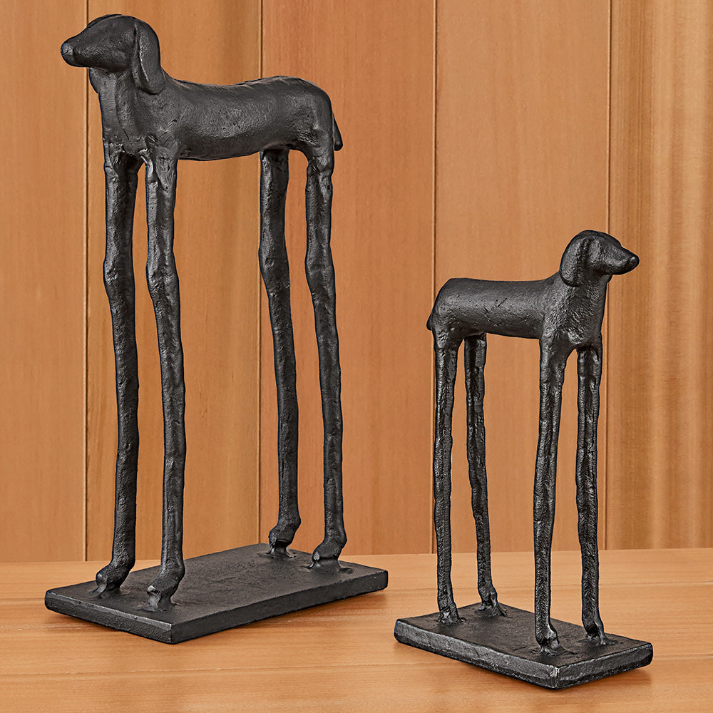 Bronze Hound Sculptures