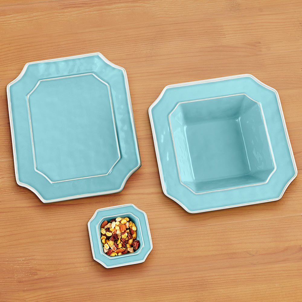 Beatriz Ball VIDA Charleston Blue Melamine Serving Platter