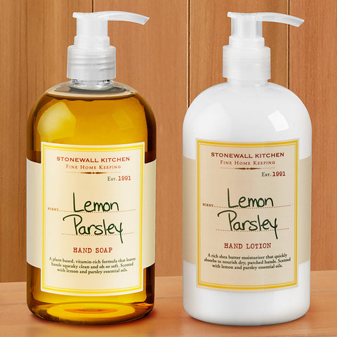 Stonewall Kitchen Hand Soap/Lotion, Lemon Parsley